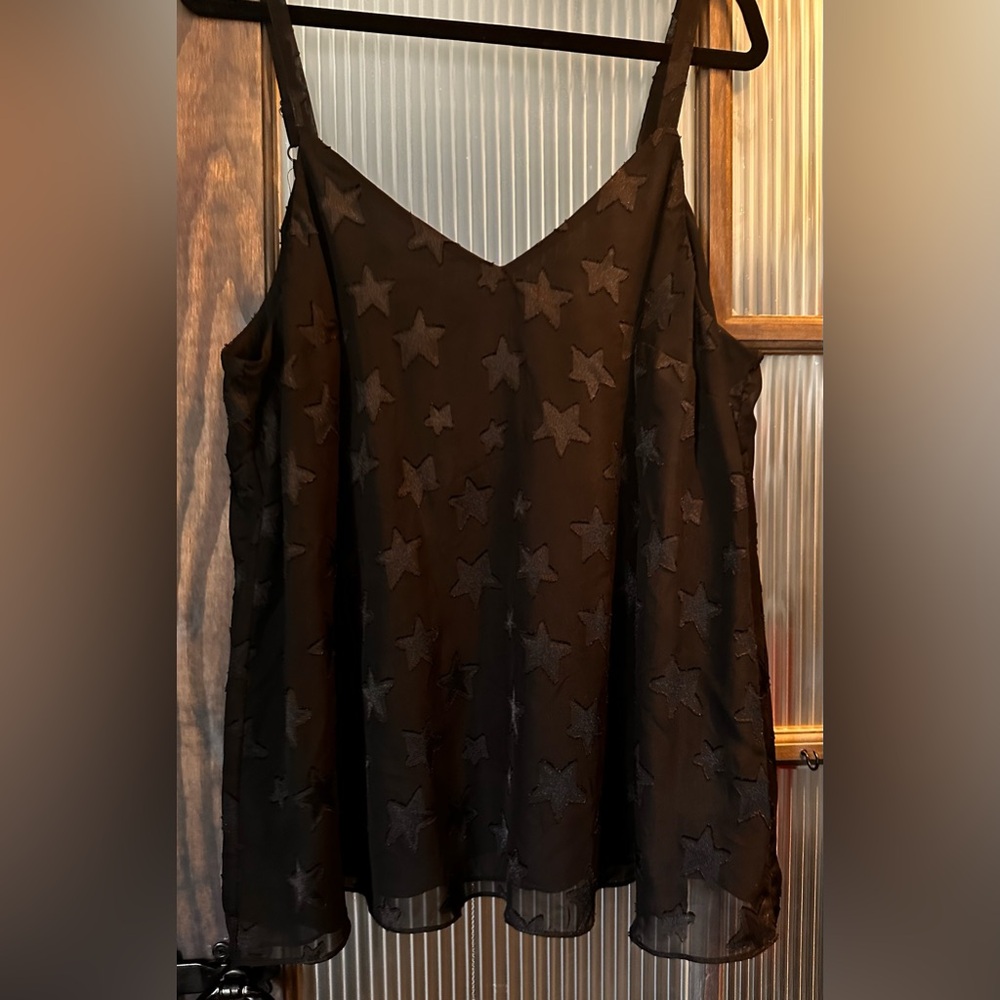 Torrid Black Sleeveless Dress with Star Accents